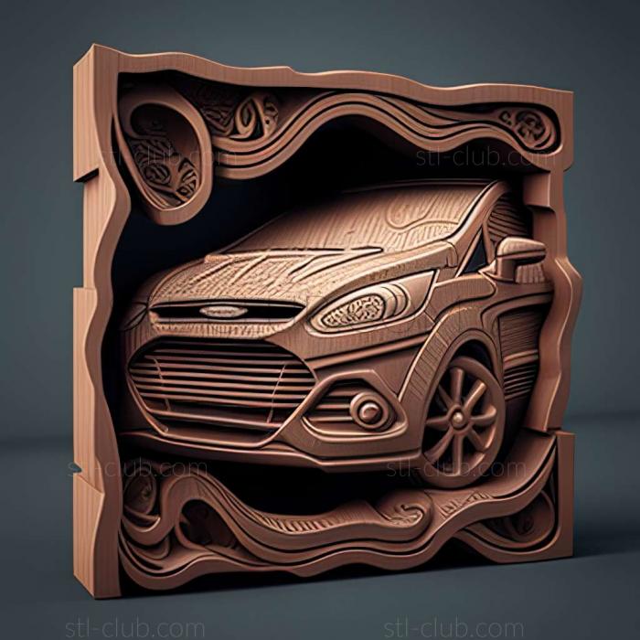 3D model Ford B Max (STL)
